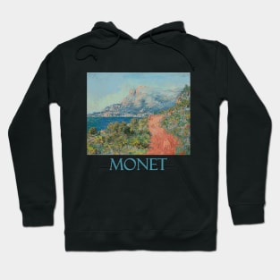 La Route Rouge pres de Menton by Claude Monet Hoodie